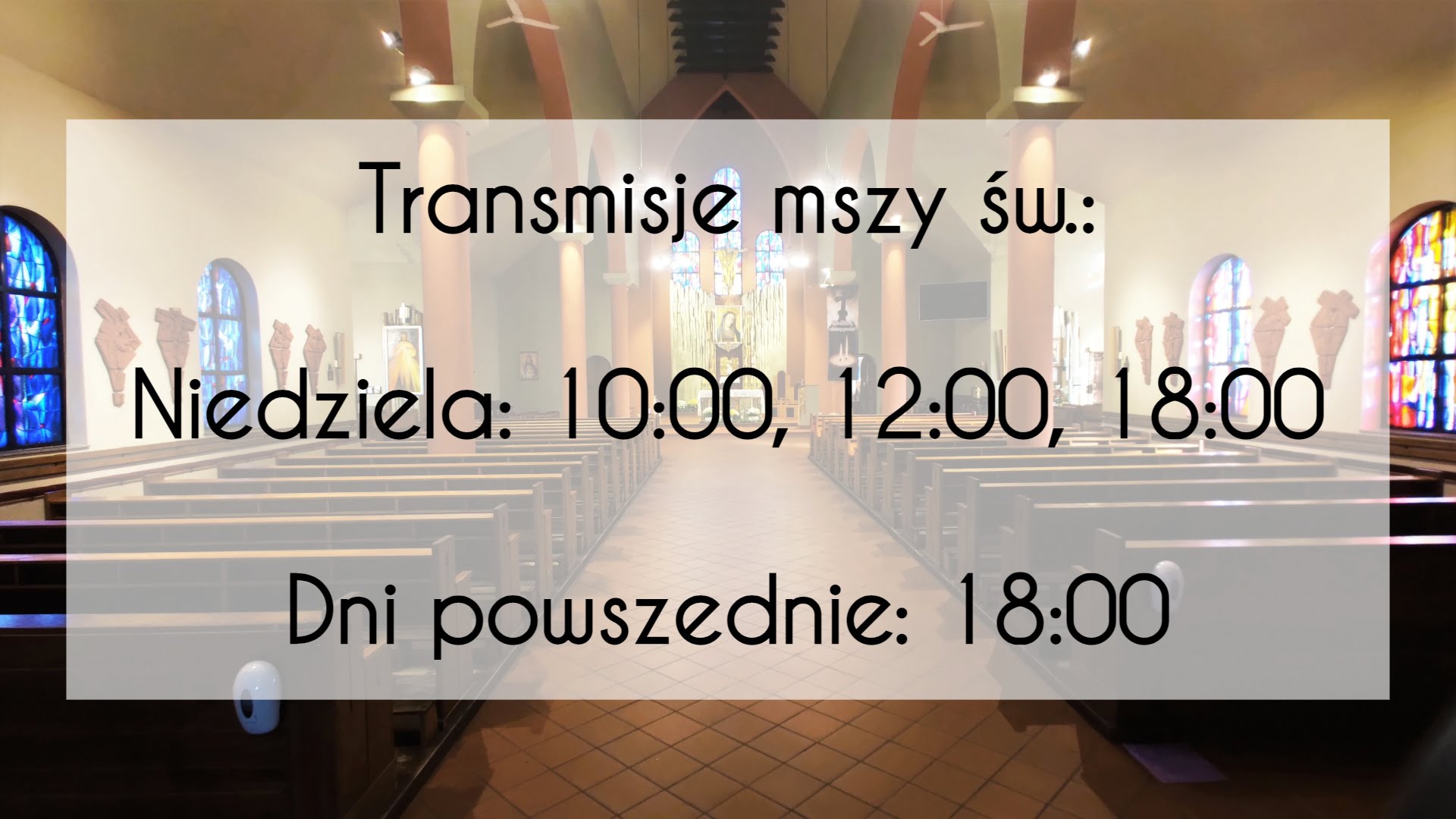 Kliknij by przejść do transmisji